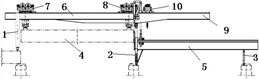 Bridge erecting machine