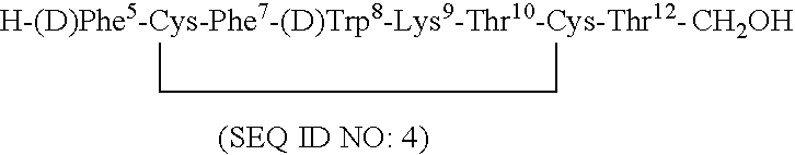 Conformationally constrained backbone cyclized somatostatin analogs