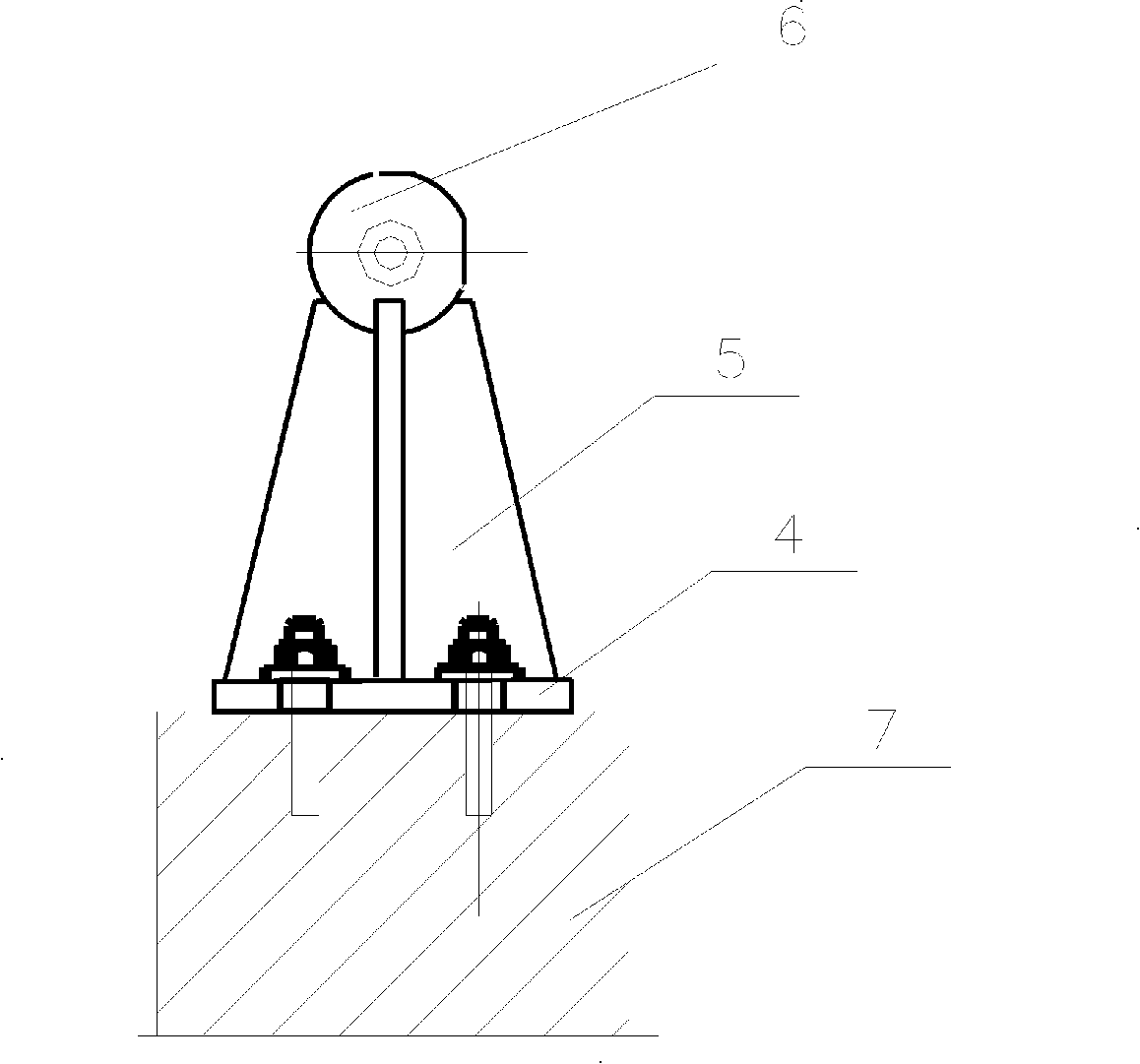 Method for processing circular arc-shaped large space network frame supports and double supports thereof