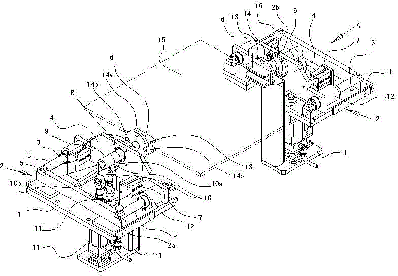 Ceramic tile flip-over method and ceramic tile flip-over device