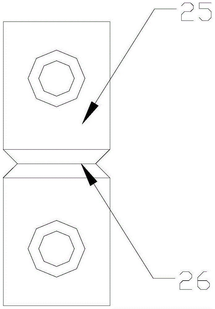 Protective film cutting device