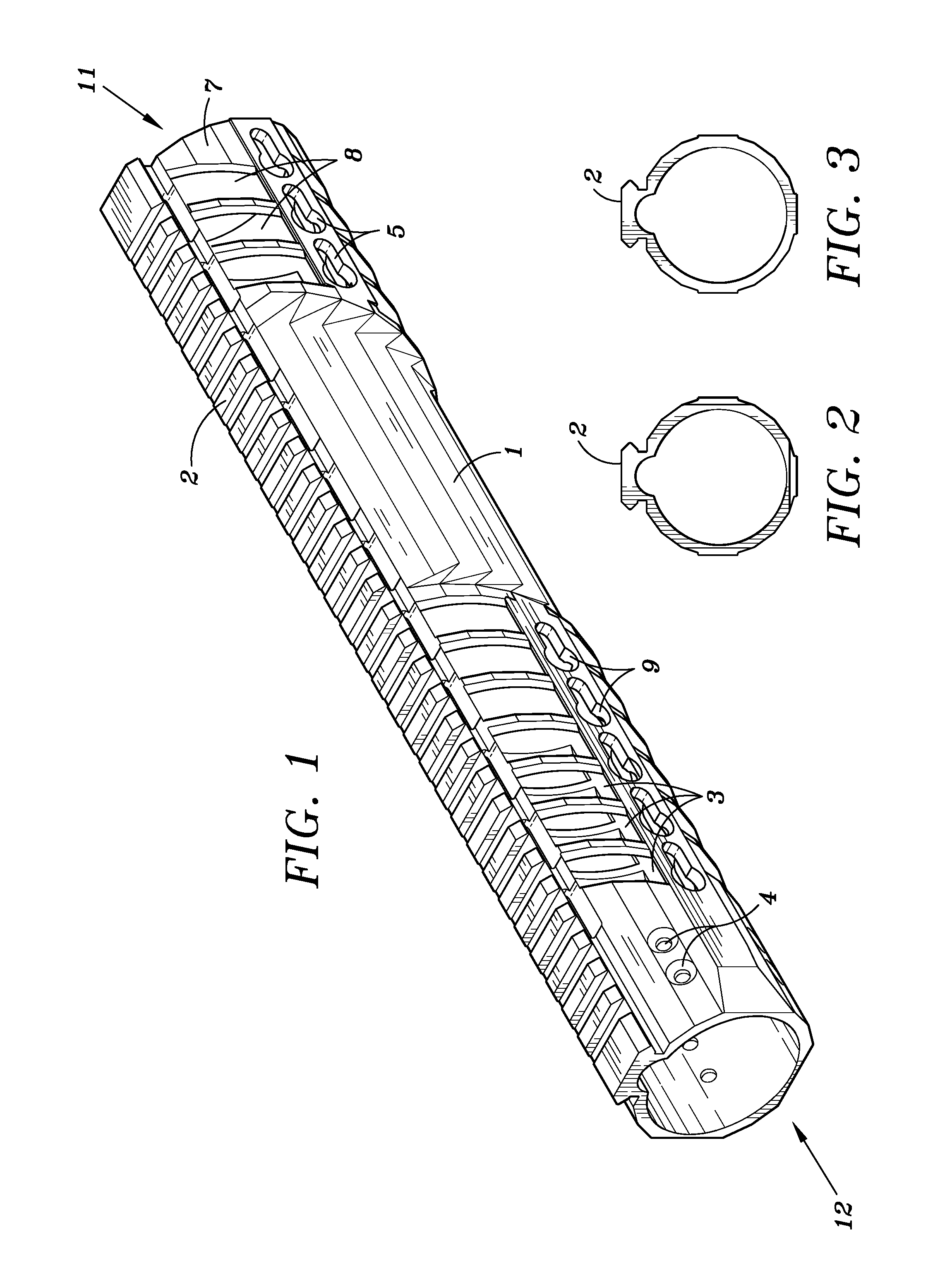 Rifle handguard with grip