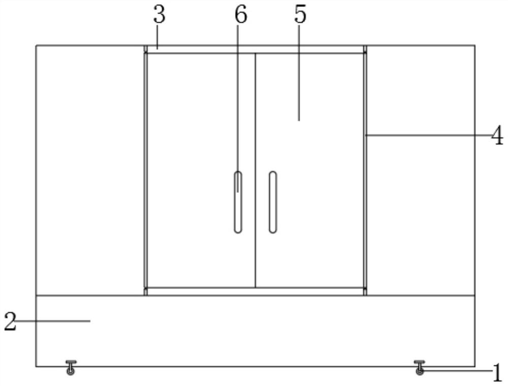 Sample storing and cleaning combined device for laboratory department