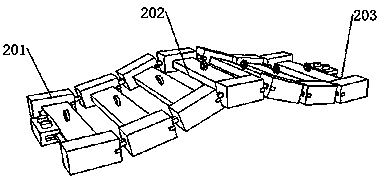 A articulated suction grille on the bottom of a ship