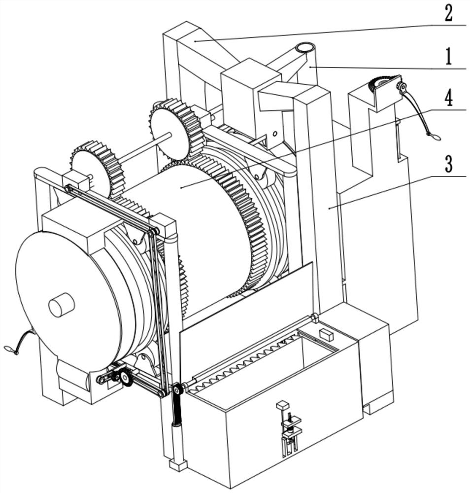 Proportional adjustment type cement stirring equipment