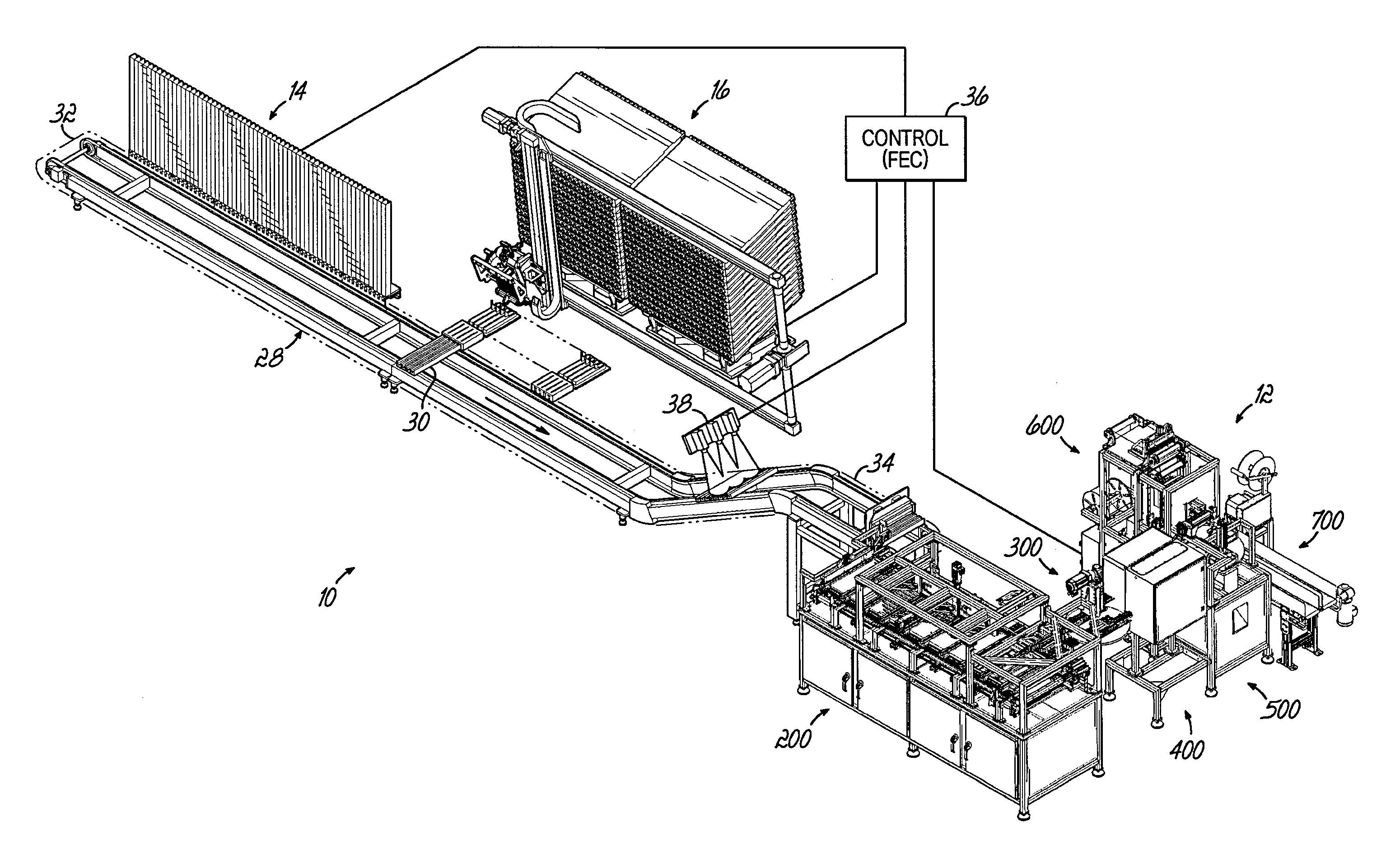 Packaging system for pharmaceutical dispenser and associated method