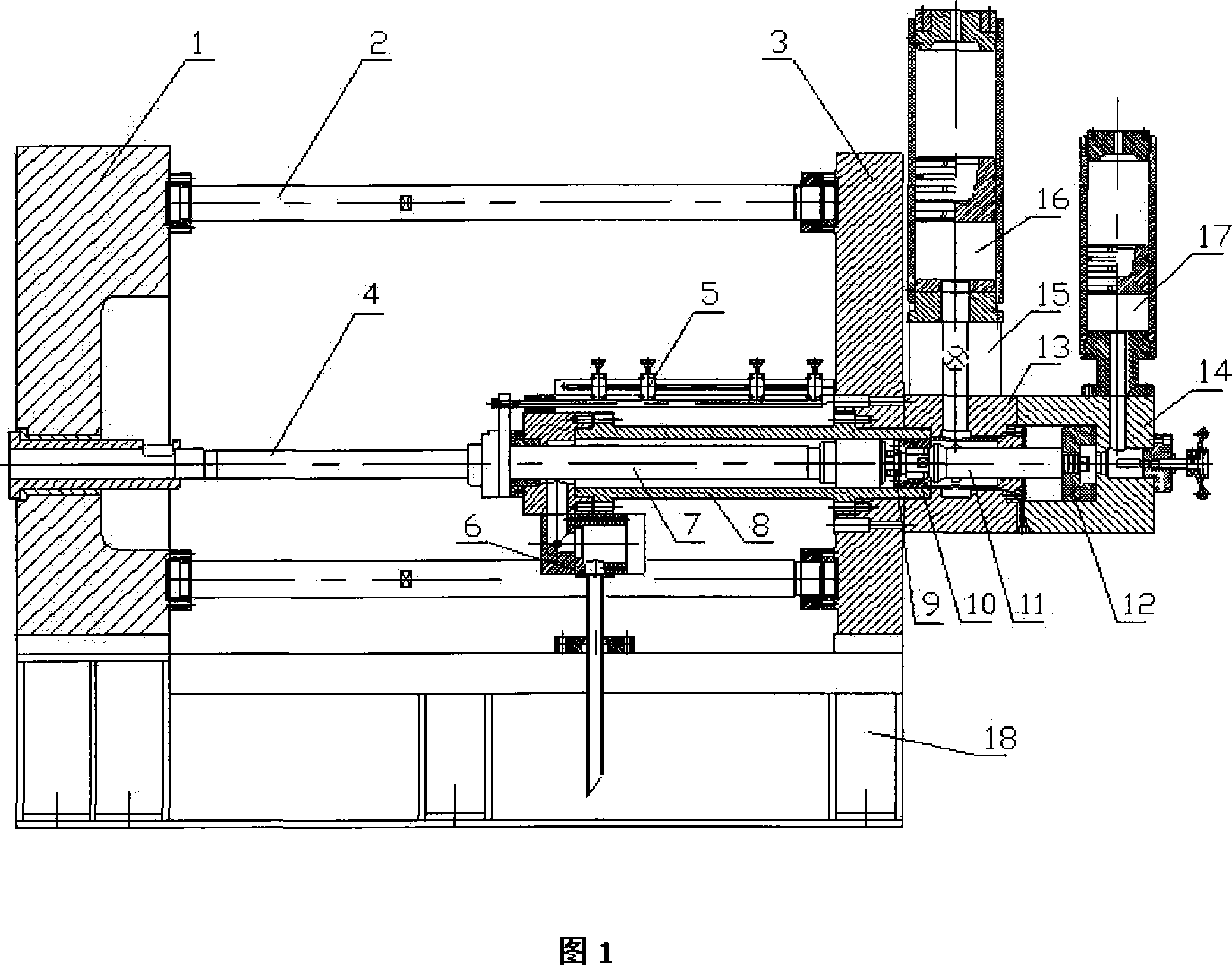 Vertical pressure charging press-shoot system