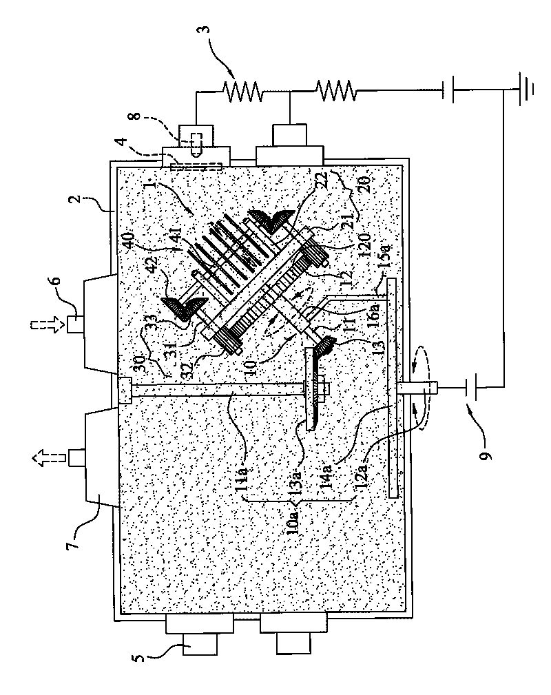 Improved holding device of evaporated materials of evaporator