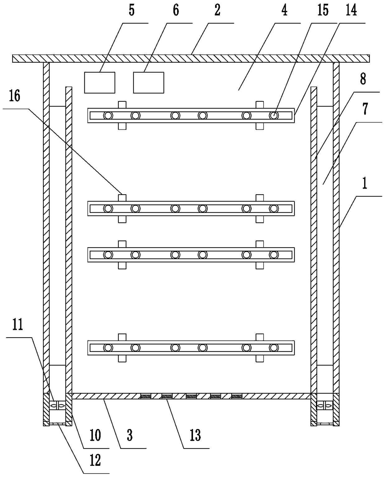 Heat dissipation electric meter box