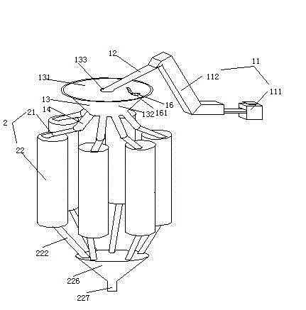 Energy-saving and environment-friendly oil-stone separation production device for road old asphalt mixture