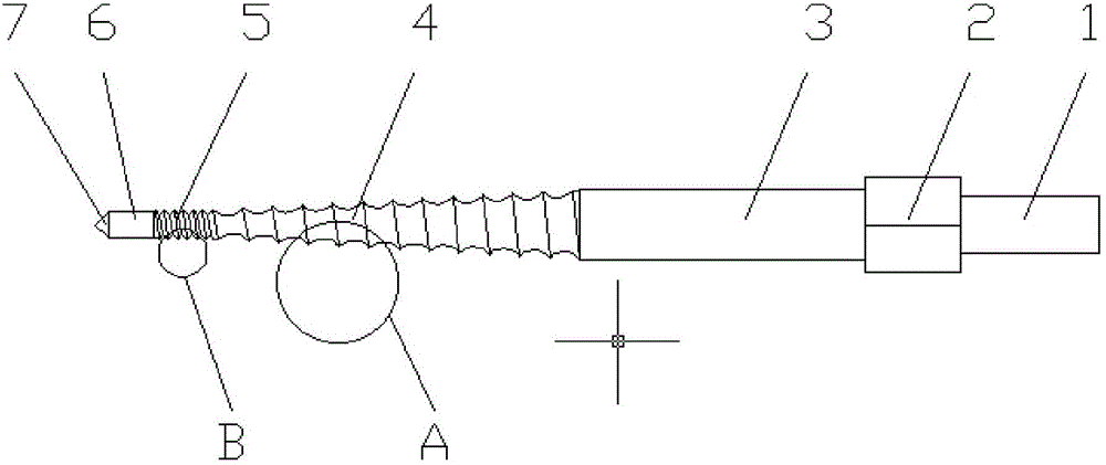 Pinhole bone extruding and expanding device