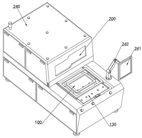 Exposure machine based on CCD alignment system