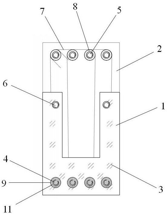 A pretensioned prestressed composite beam using frp composite reinforcement and its construction method