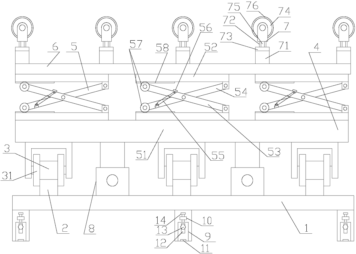 An auxiliary device for installation of ship stern tube