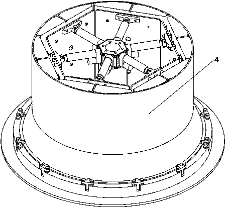 Device and method for automatically suppressing milling vibration of thin-walled rotating body