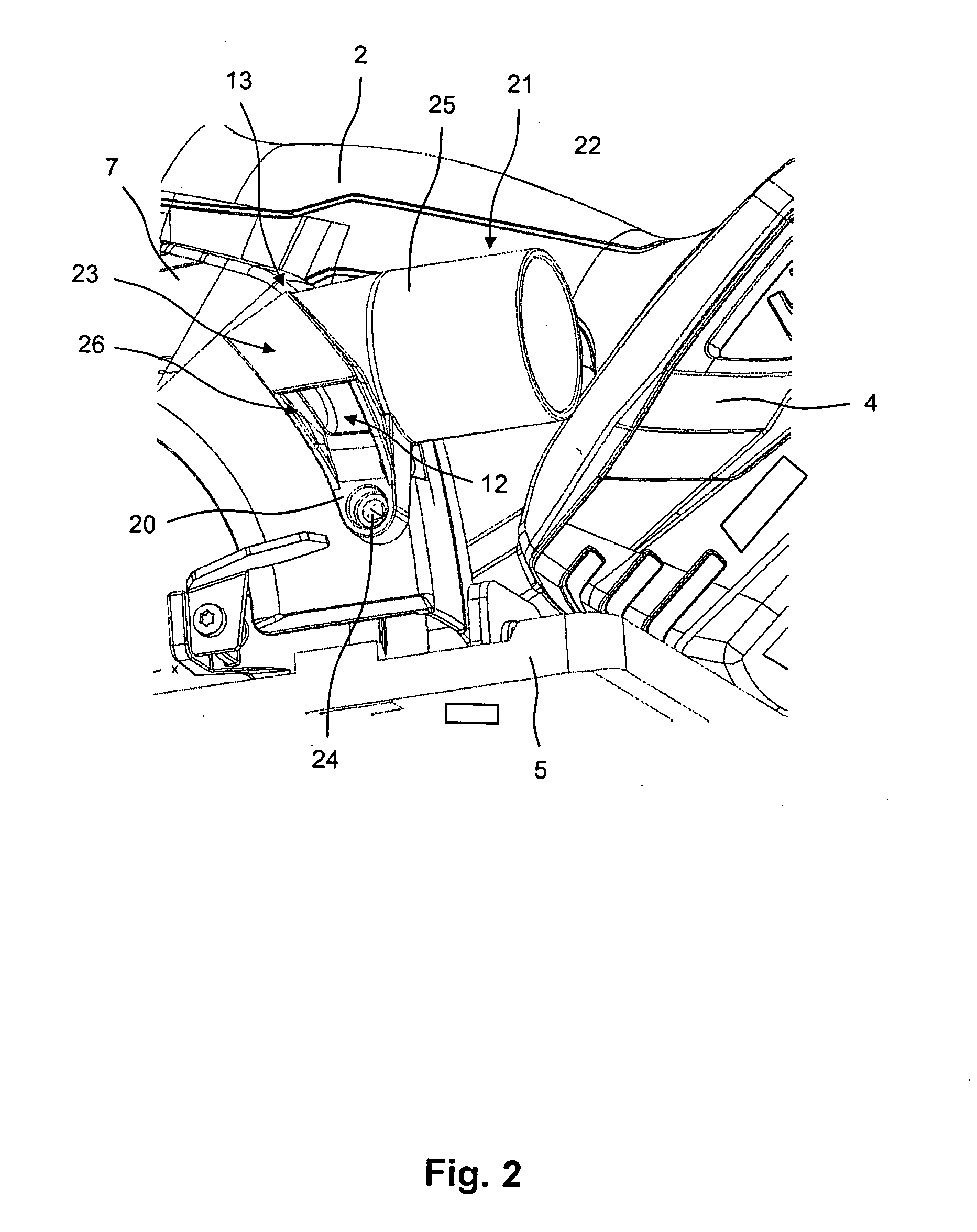 Hand-held electric power tool with a suction adapter