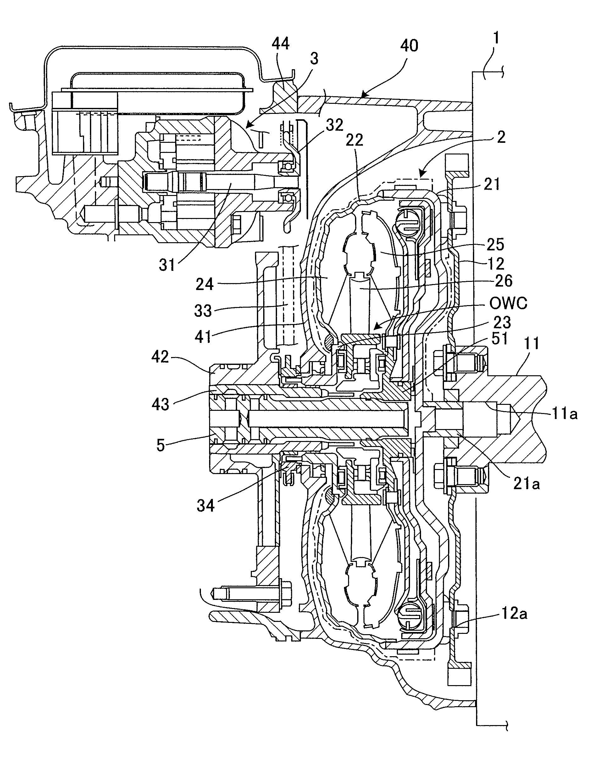 Oil pump driving mechanism