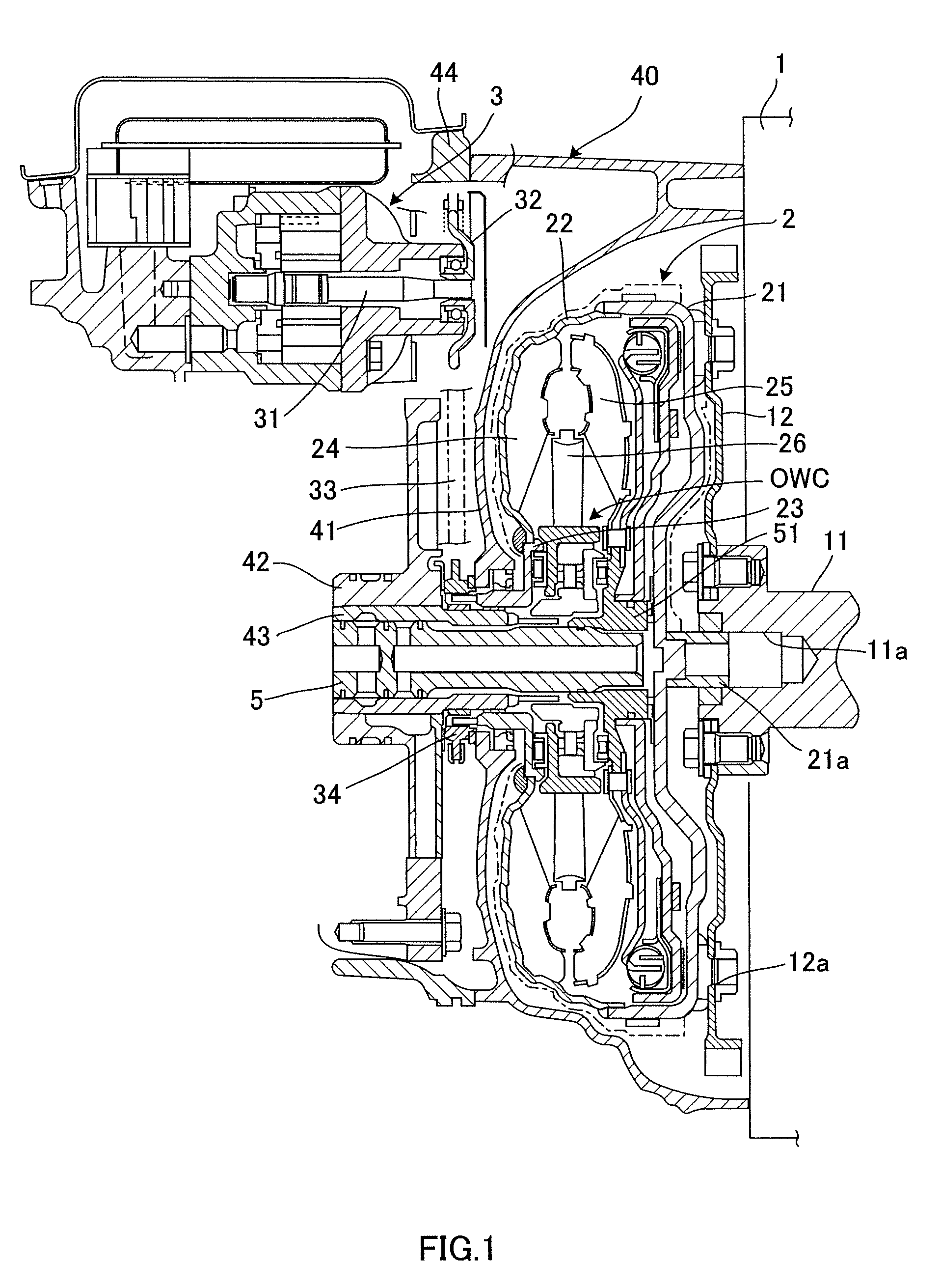 Oil pump driving mechanism