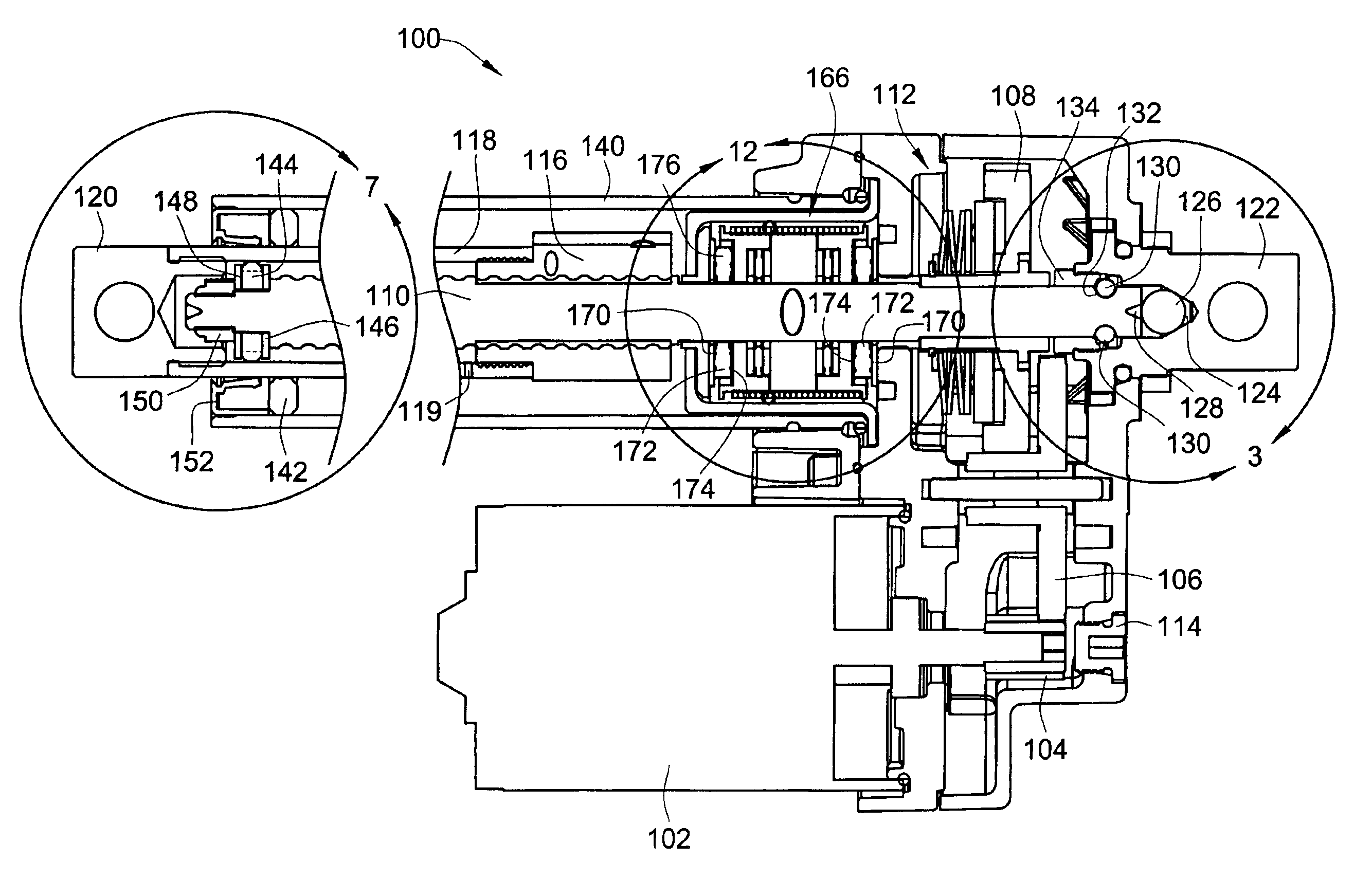 Electromechanical screw drive actuator