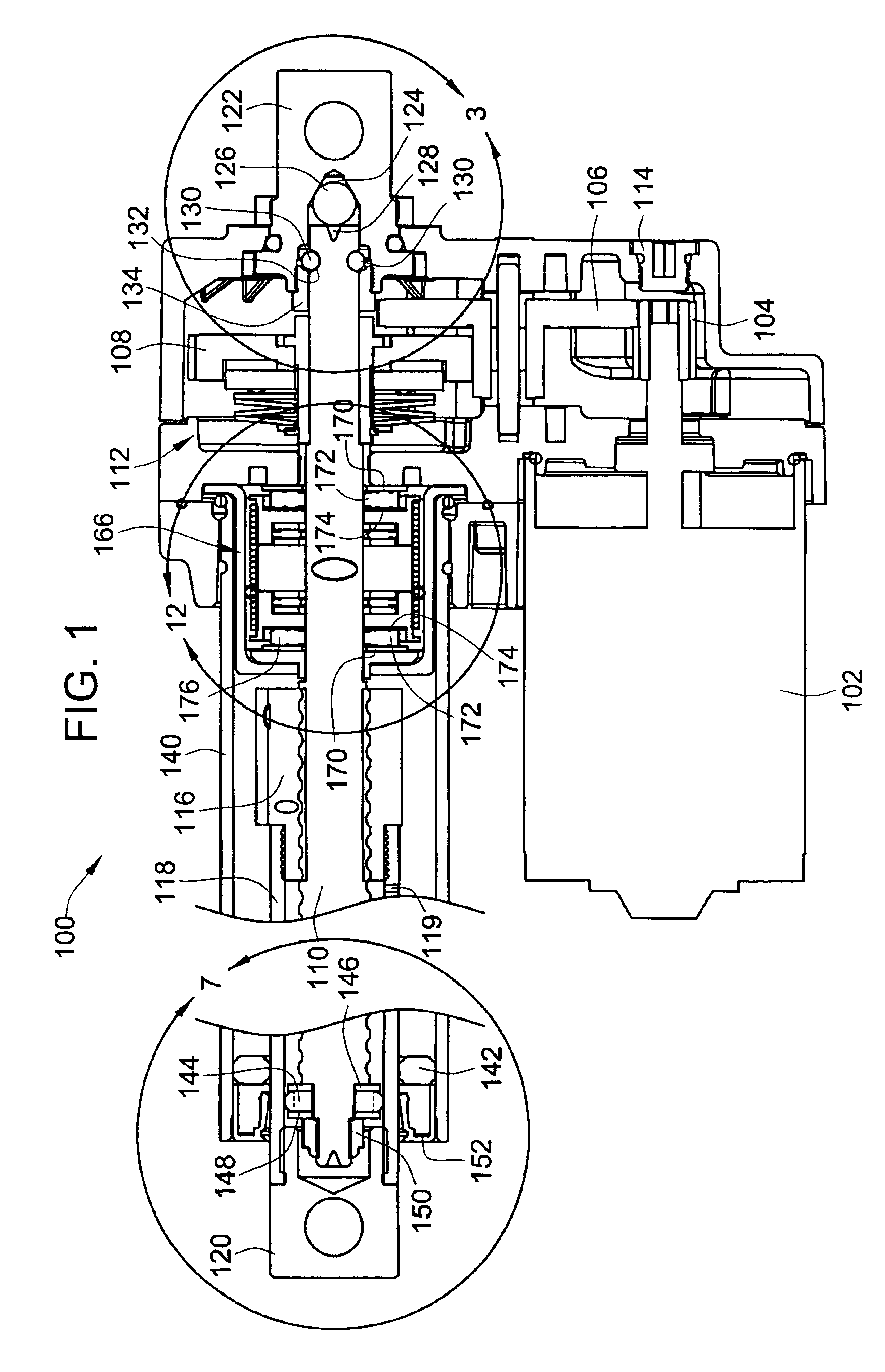 Electromechanical screw drive actuator