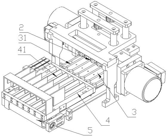 A device for positioning and cutting cigarettes