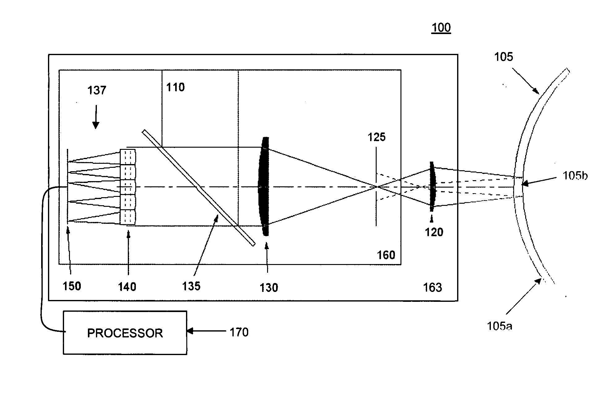 Geometric measurement system and method of measuring a geometric characteristic of an object