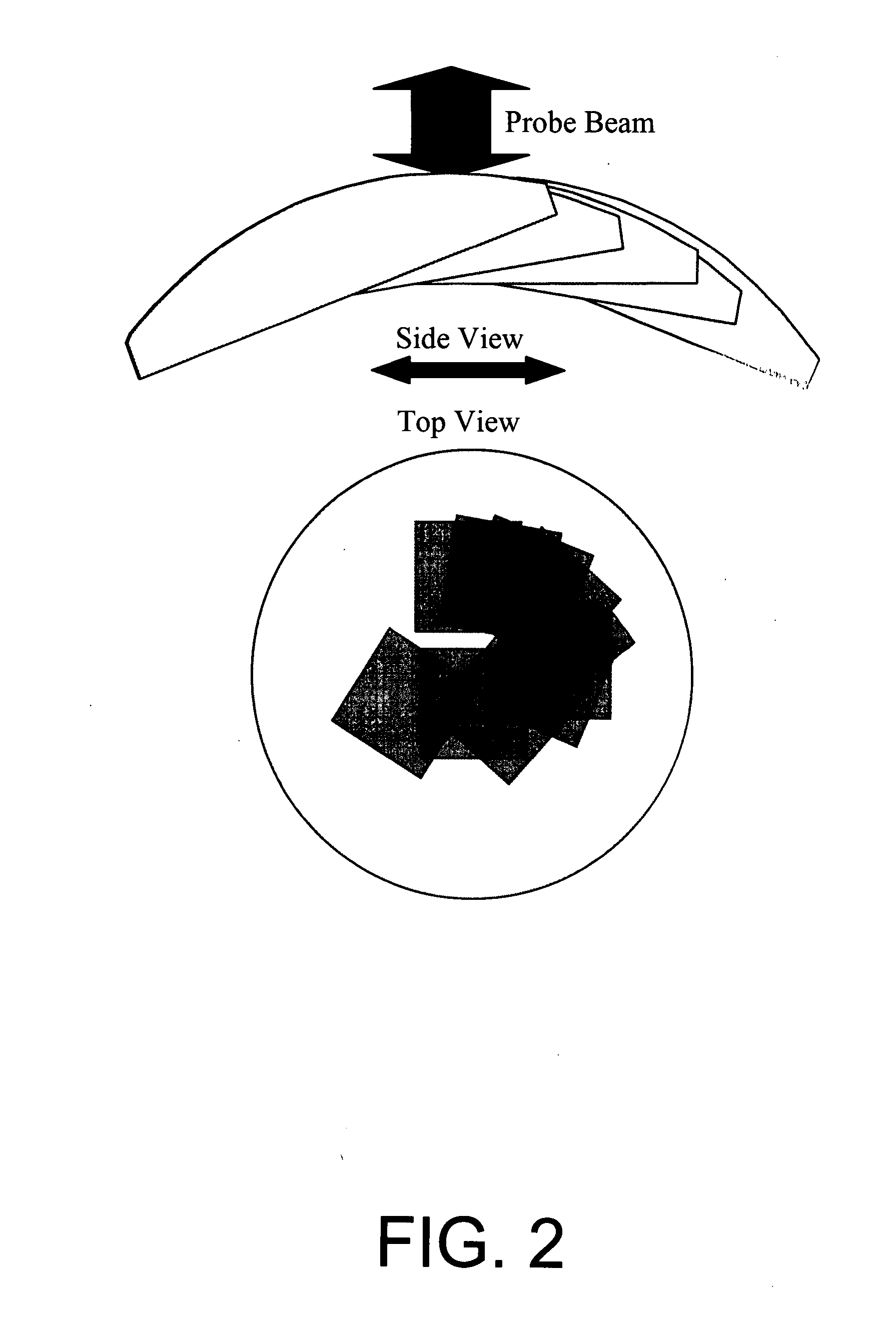 Geometric measurement system and method of measuring a geometric characteristic of an object