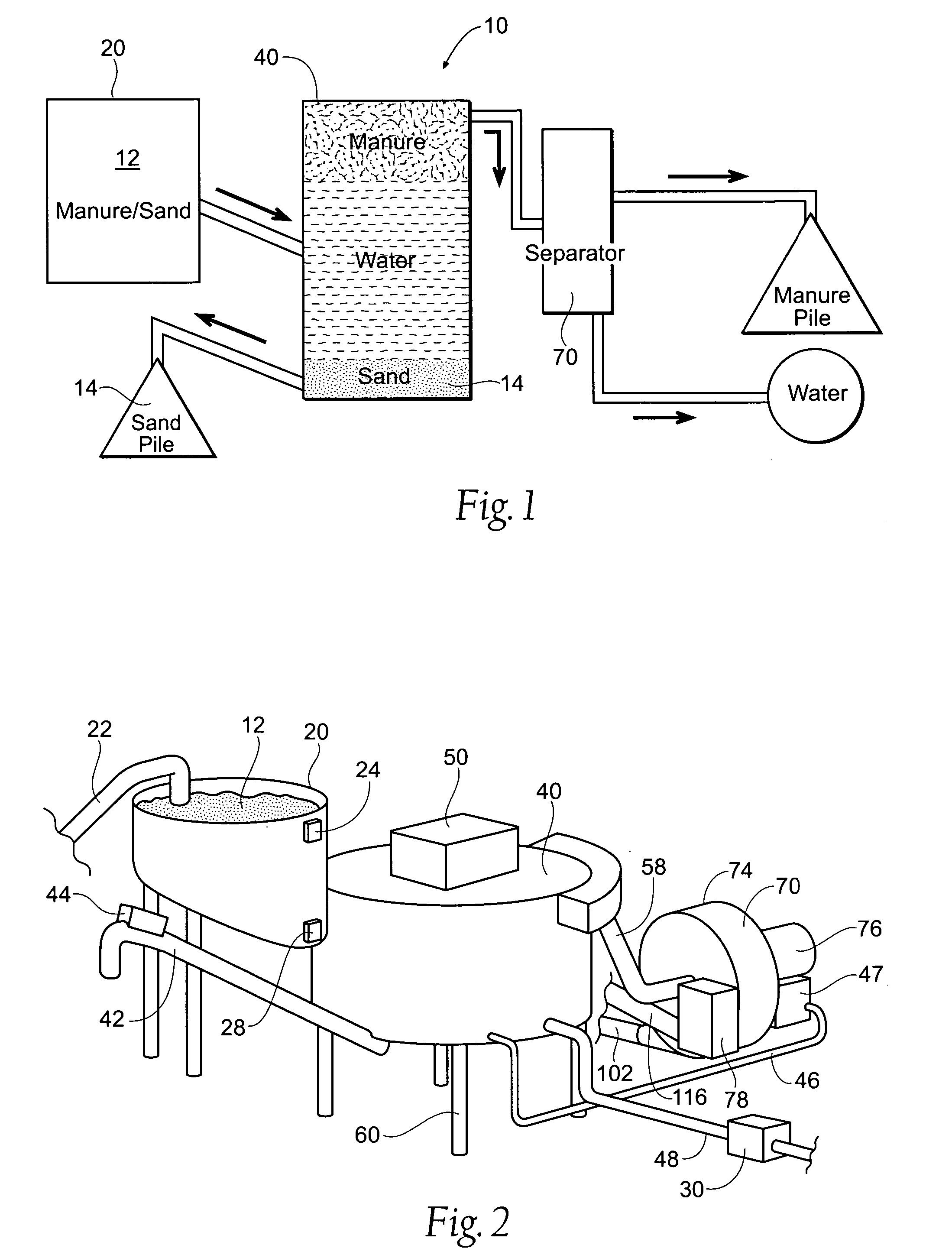 Manure separator