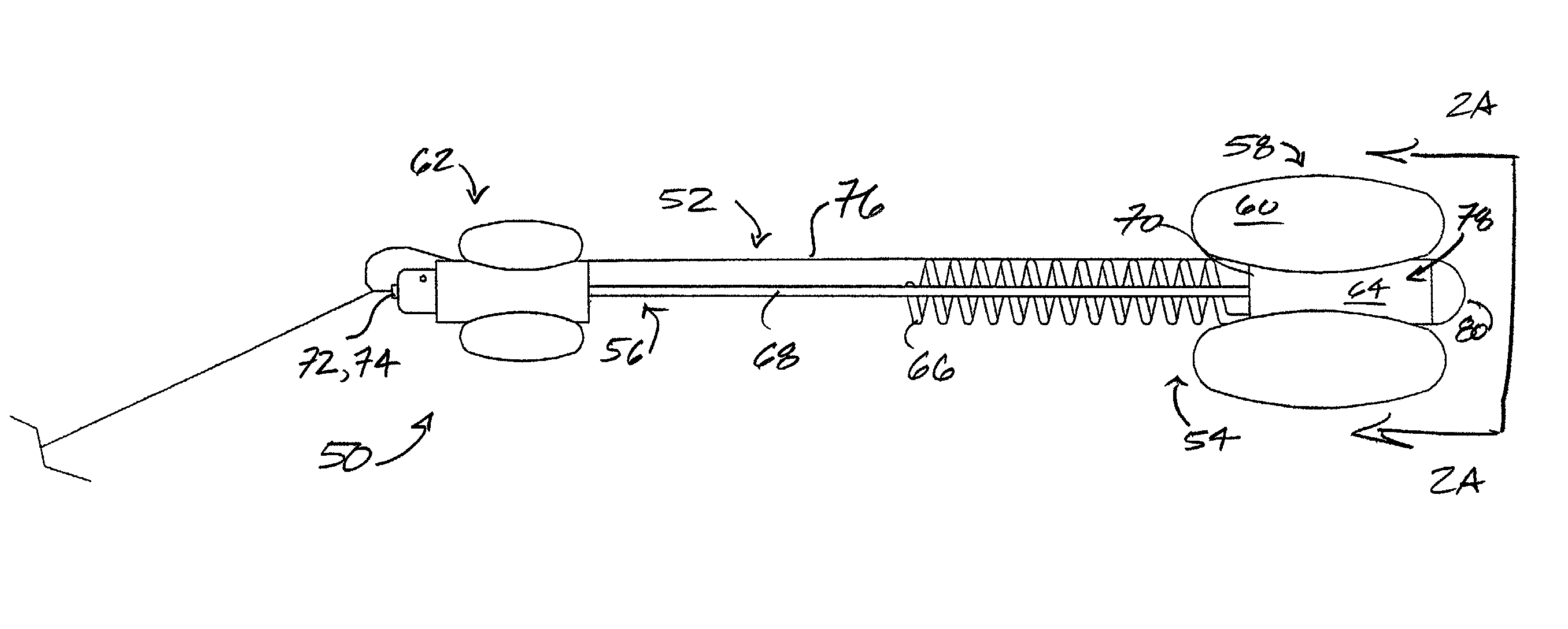 Endourethral device  and method