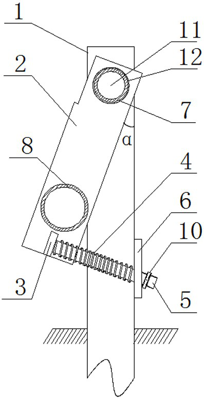 A double protection road spring buffer guardrail