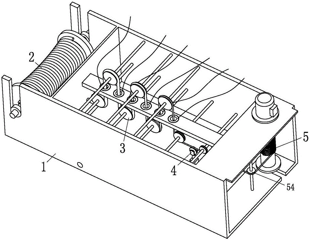 Copper wire drawing machine capable of being used conveniently and fast