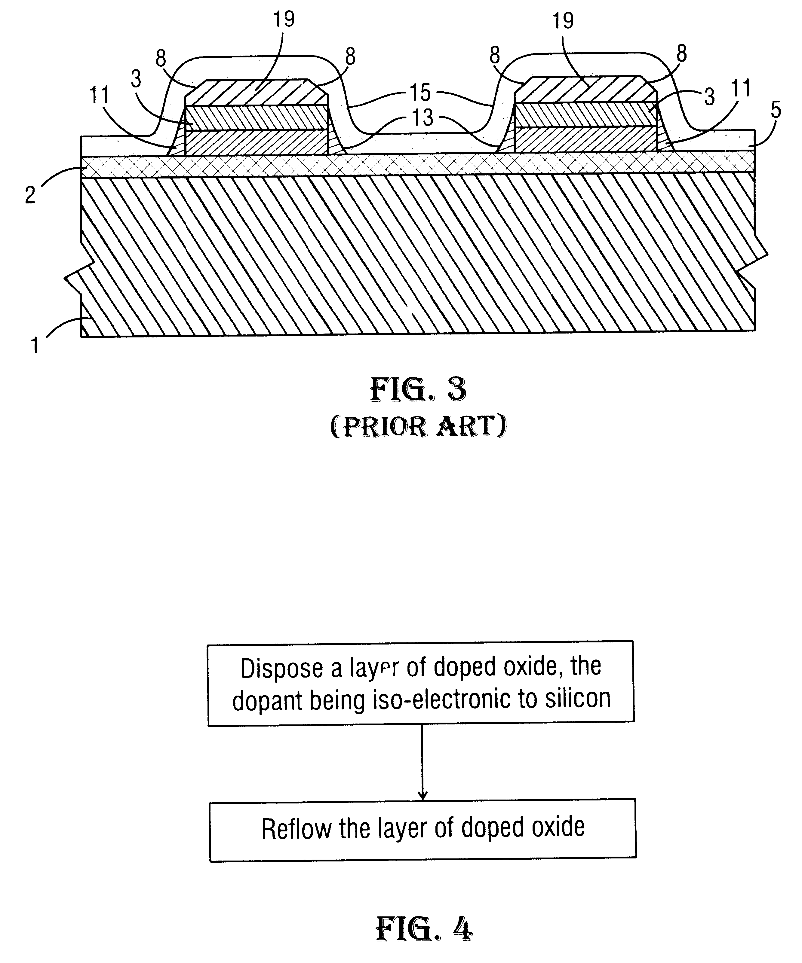 Flowable germanium doped silicate glass for use as a spacer oxide