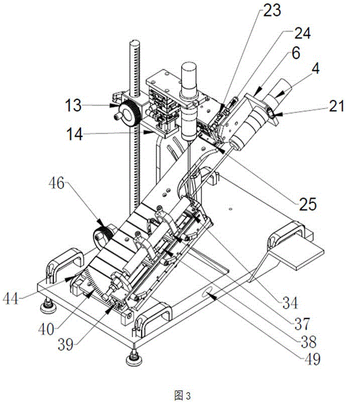 Dual-lens cutting edge image measuring chamfering machine