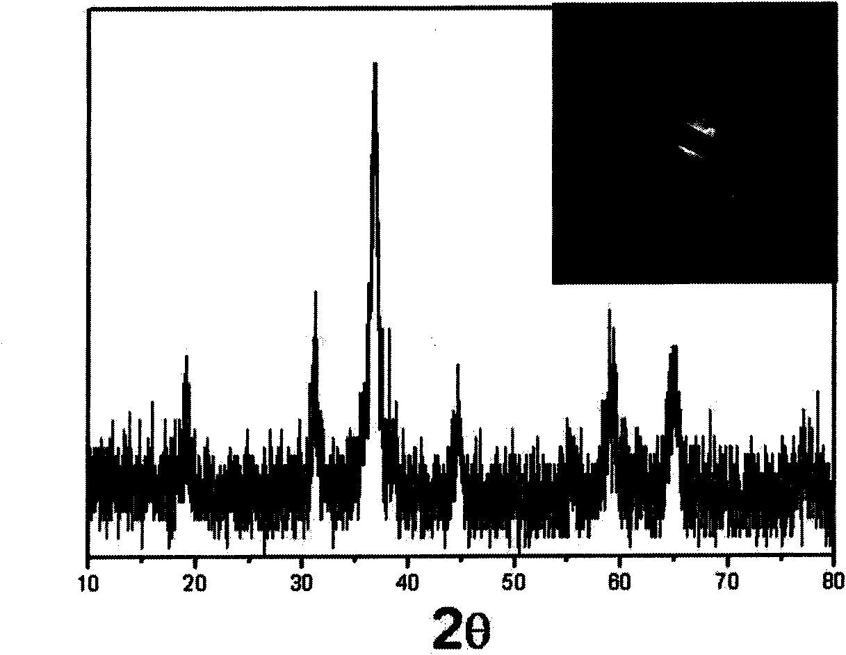 Preparation method of cobaltates nanowire array with spinel structure