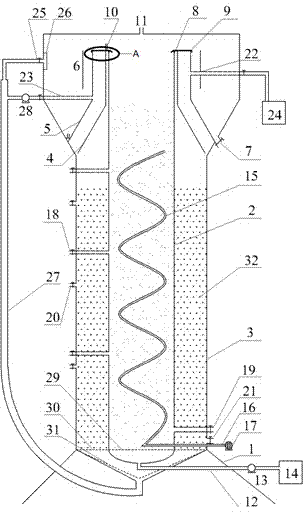 Integrated high-efficiency autotrophic denitrification reactor