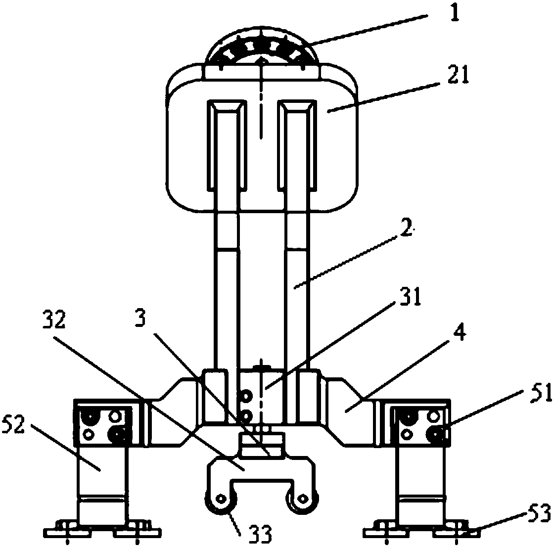 Auxiliary welding tool fixture of T-shaped connector laser welding robot for aluminum alloy sheets