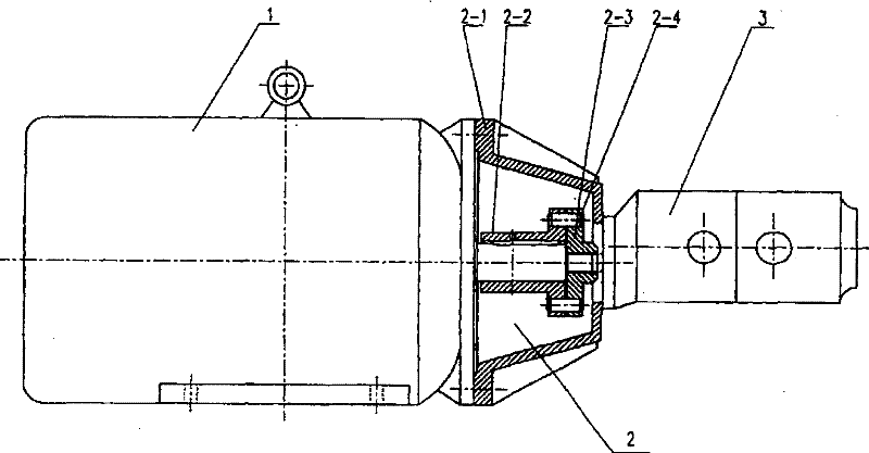 Main power system of concrete delivery pump and concrete delivery pump