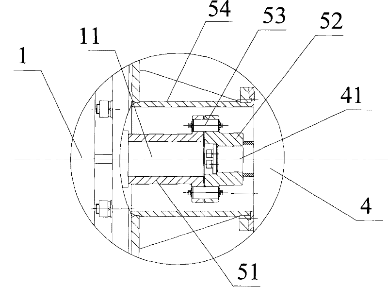 Main power system of concrete delivery pump and concrete delivery pump