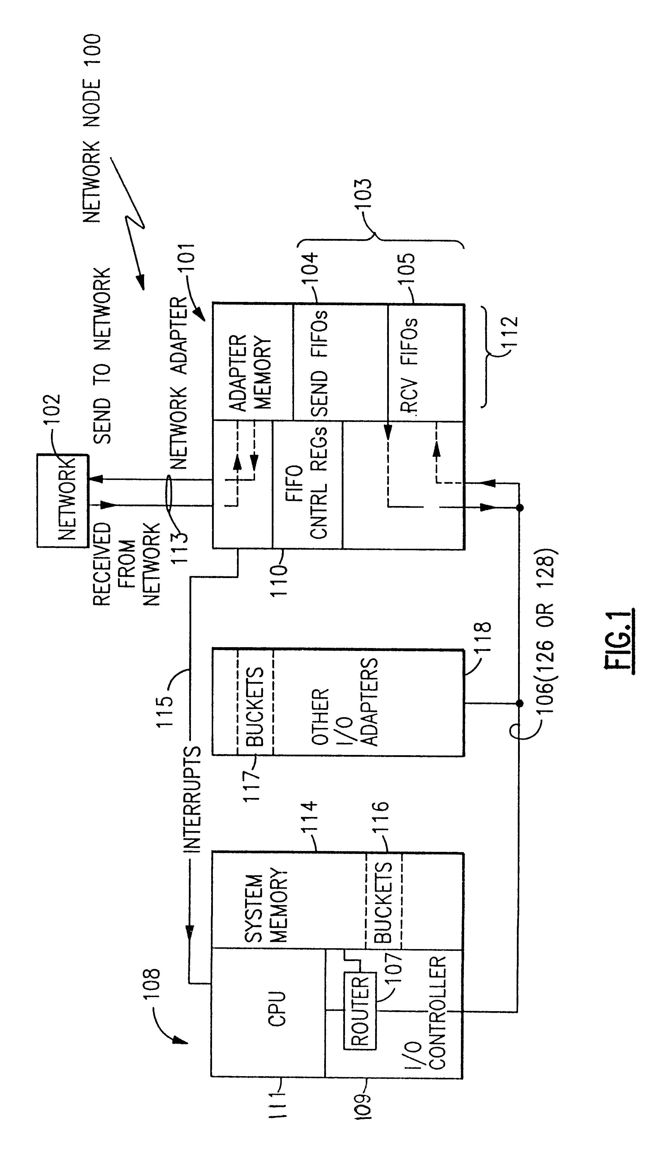 Multi-tasking adapter for parallel network applications