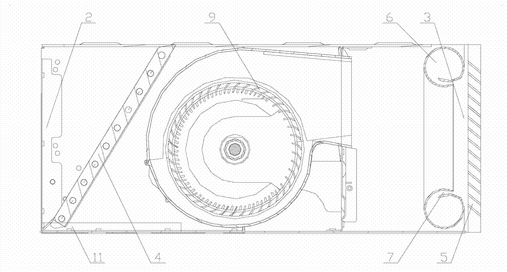 Air outlet structure of air conditioner indoor unit