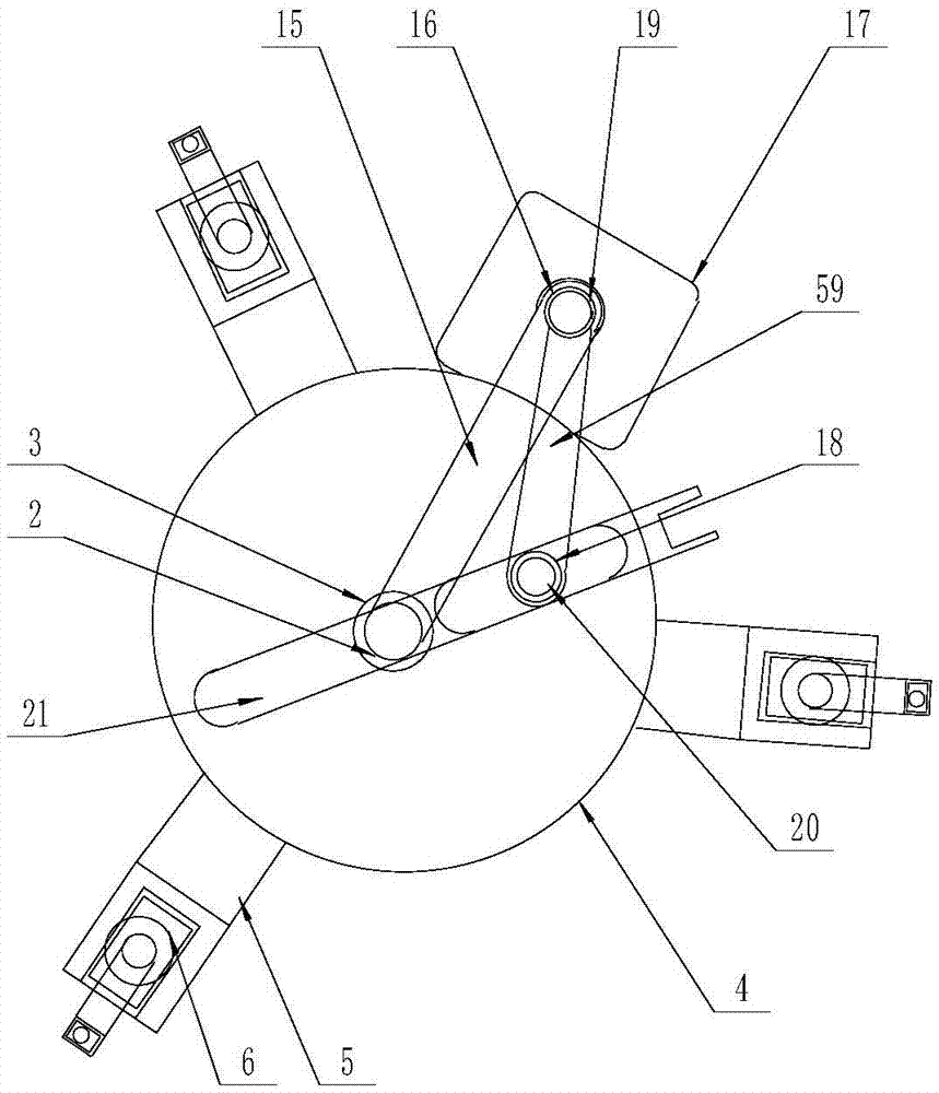 Two-way periodical shifting fork safety pipe welding device