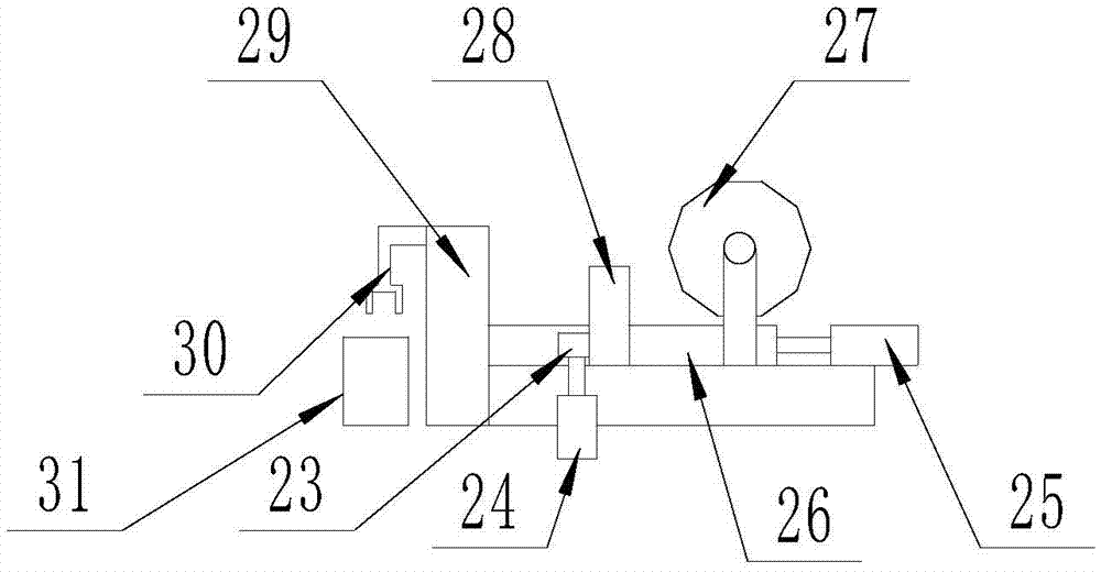 Two-way periodical shifting fork safety pipe welding device