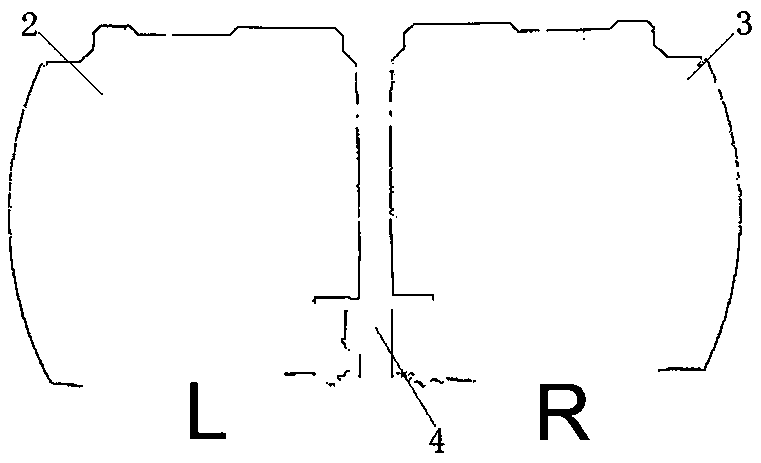 Large circle shield tunnel diameter resolving method