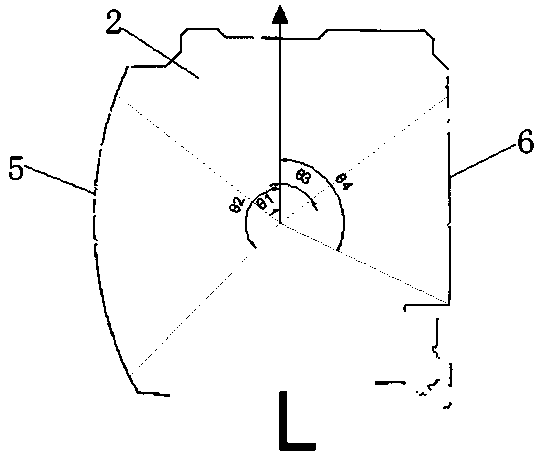 Large circle shield tunnel diameter resolving method