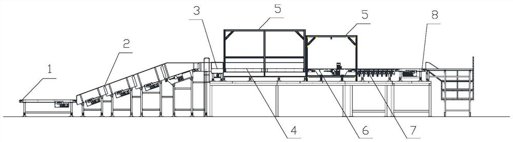 Abnormal parts detection and flow adjustment sorting method