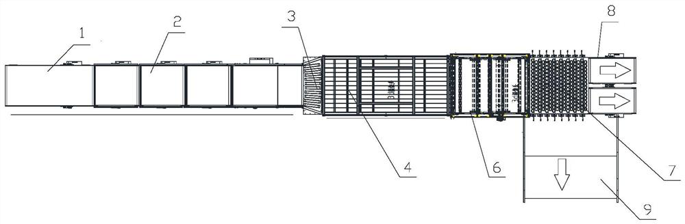 Abnormal parts detection and flow adjustment sorting method