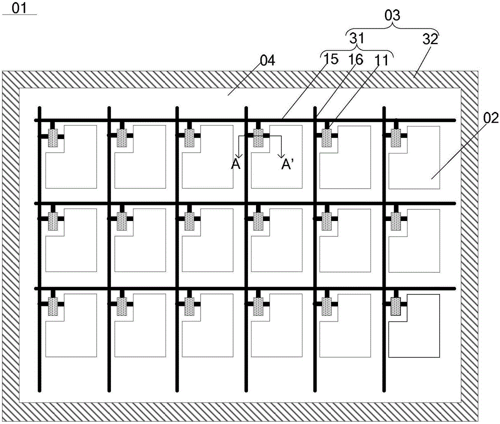 Array substrate, OLED display panel and display device