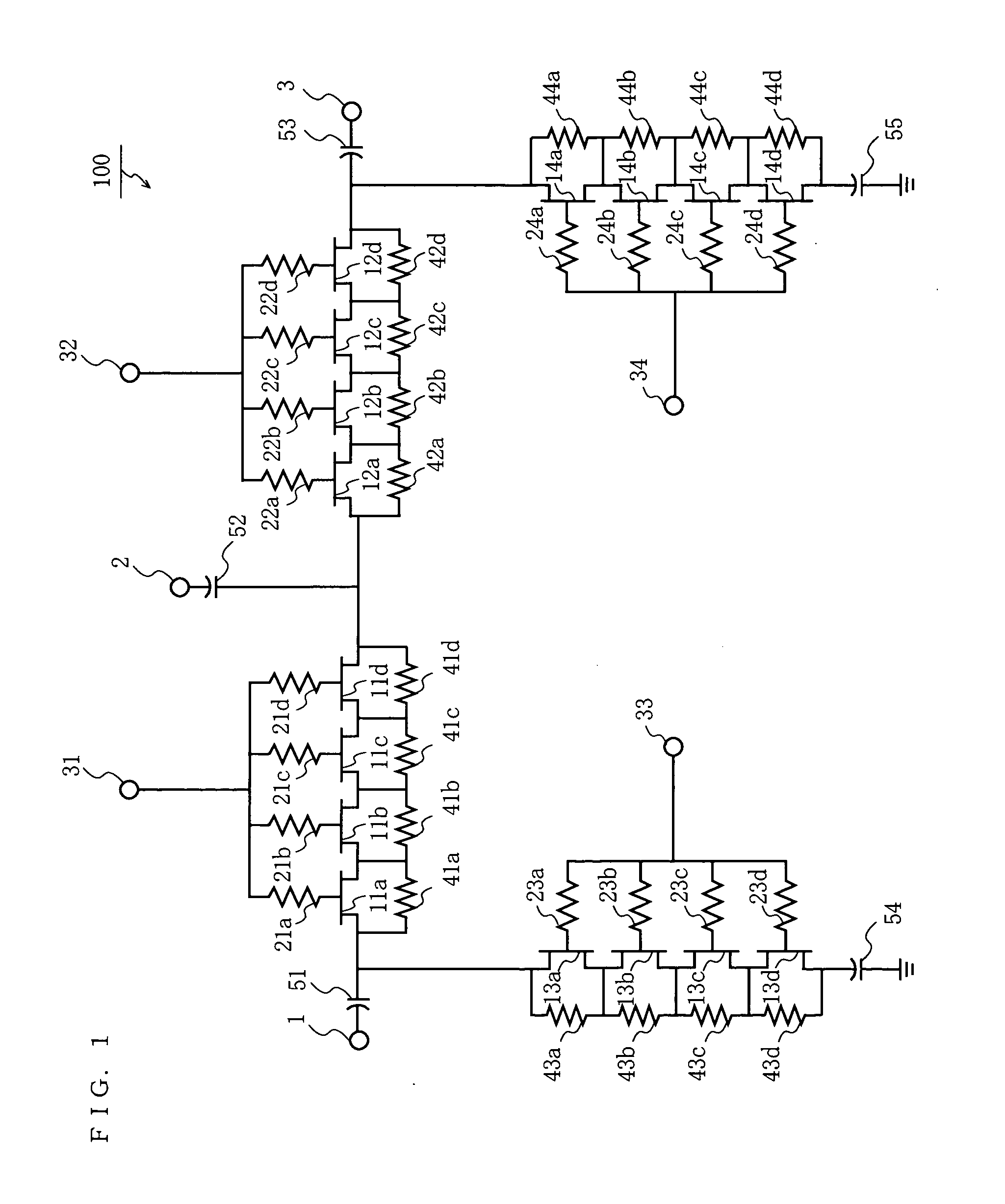 Radio frequency switching circuit and semiconductor device including the same