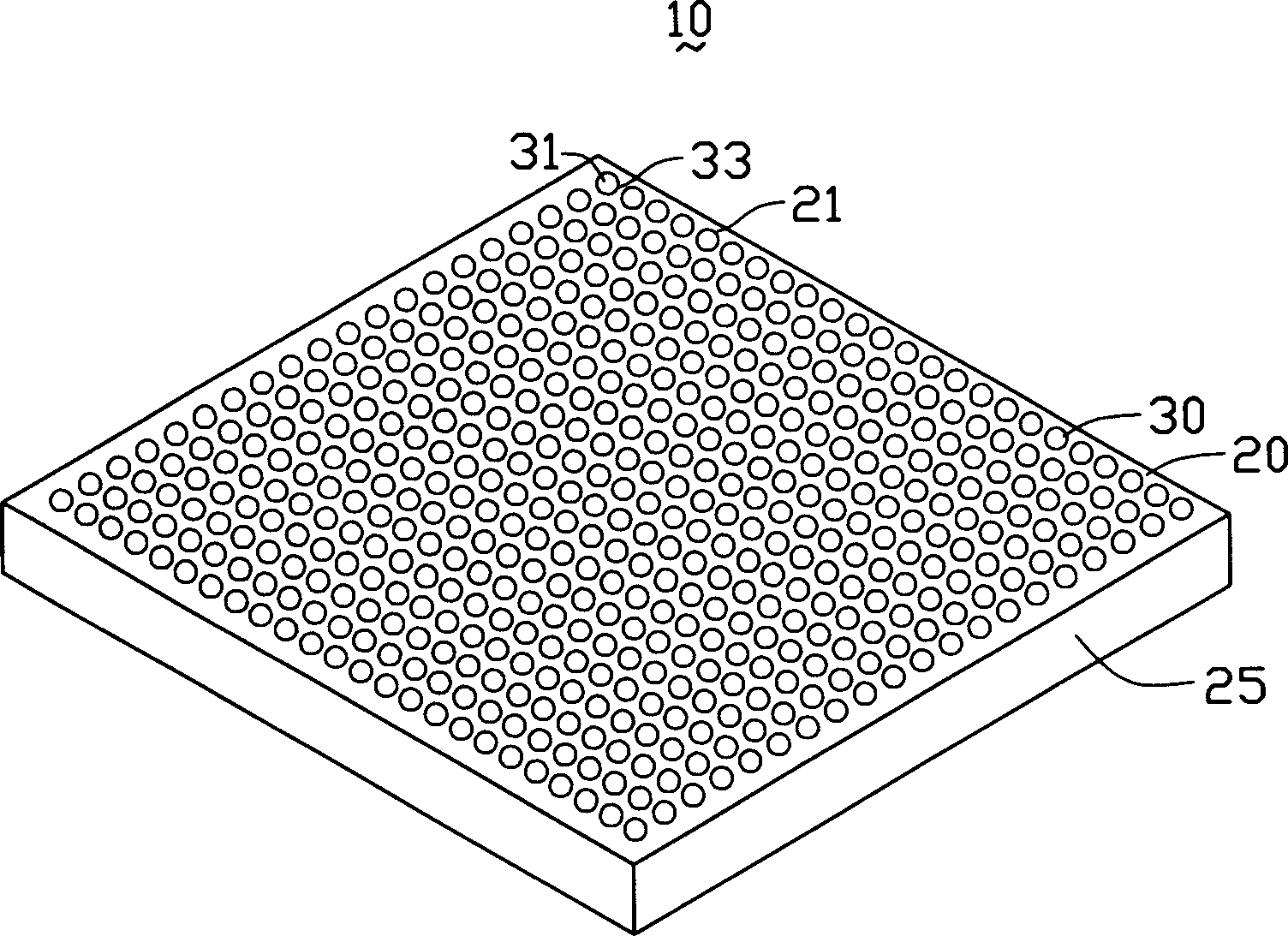 Light conducting plate and its preparing process