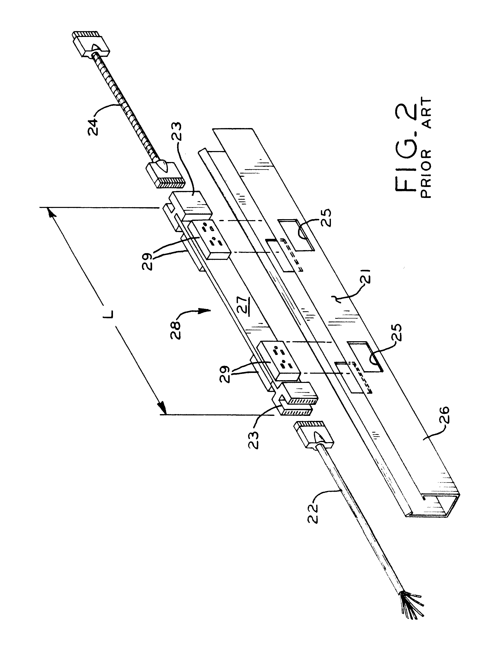 Electrical system for office furniture